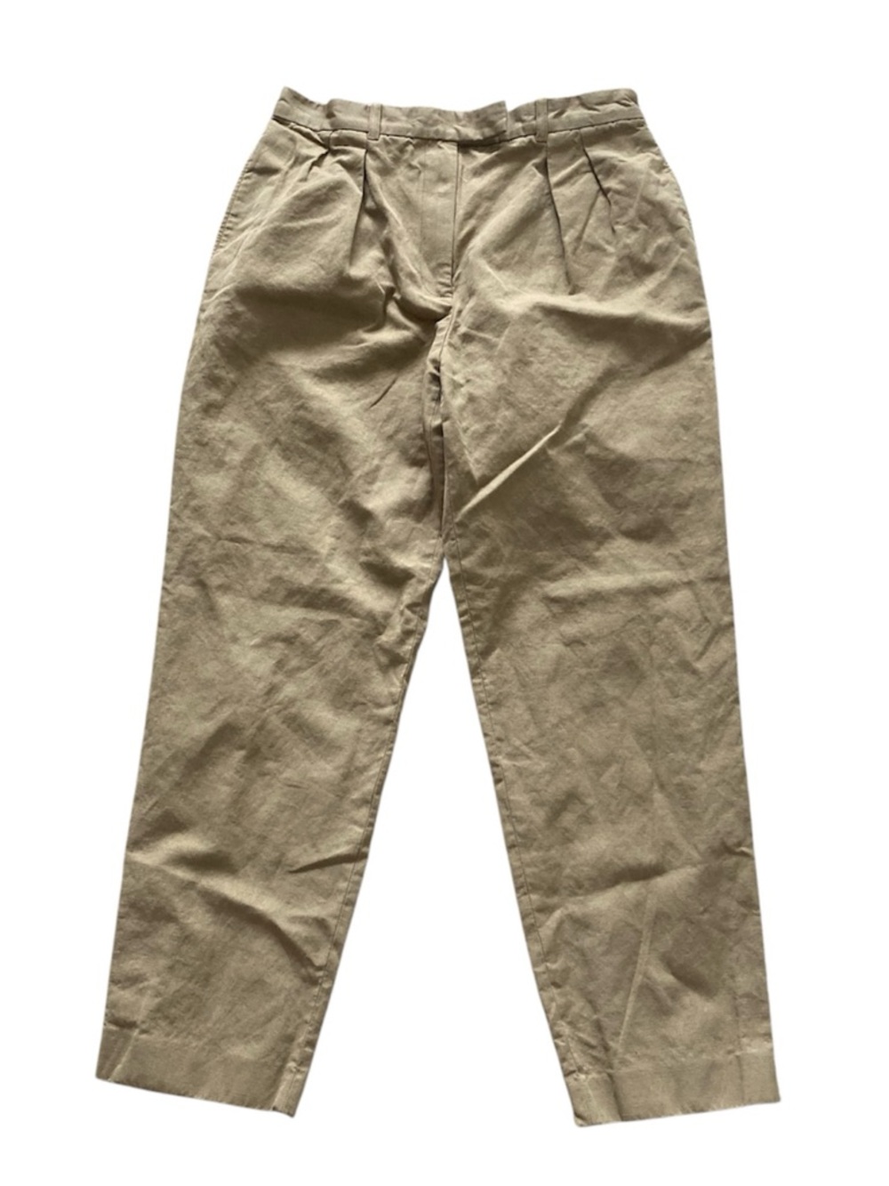 A.P.C Madame Cotton Linen High Waisted Trouser